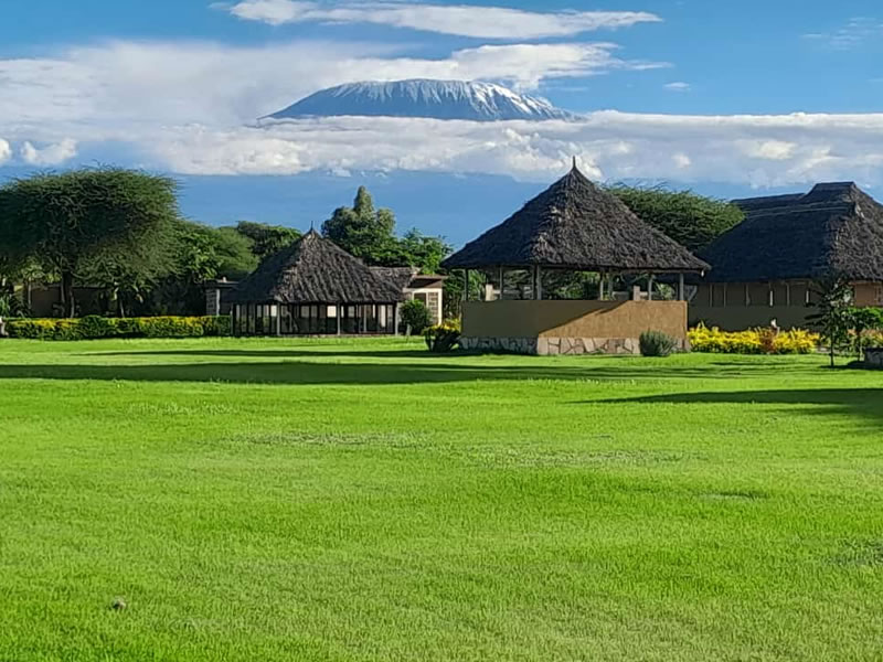 compound with kilimanjaro view